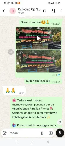 Testimonial Papan Bunga bojongmalaka