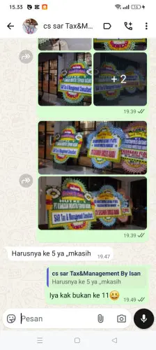 Testimonial Papan Bunga bojongmalaka
